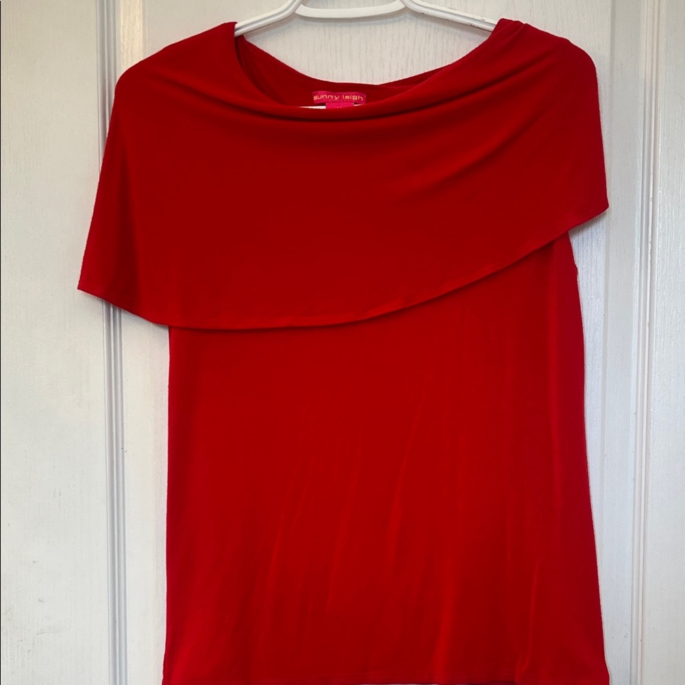 Sunny Leigh Vibrant Red Blouse